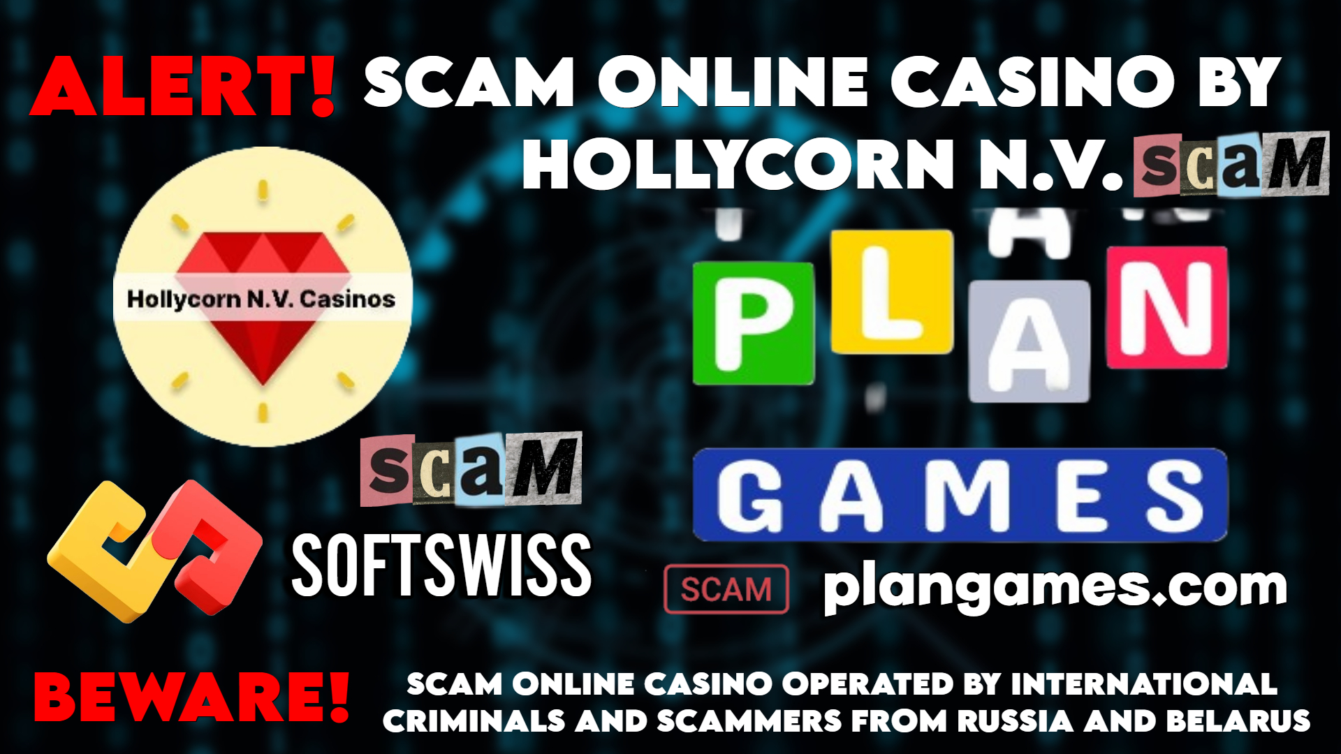 Plangames - softswiss scam - Casino by Softswiss